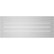 Ekena Millwork Vertical Surface Mount PVC Gable Vent: Functional, w/ 2"W x 2"P Brickmould Sill Frame, 40"W x 16"H GVPVE40X1603SF - alternate 4